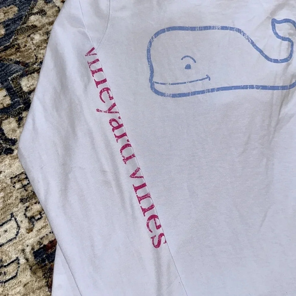 NWT VINEYARD VINES LIGHTWEIGHT WOMENS LONG SLEEVE GRAPHIC HOODIE BLUE SM - Picture 6 of 7